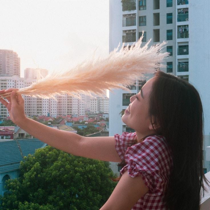 Portrait of Zephyr, group coordinator and fusion cooking expert